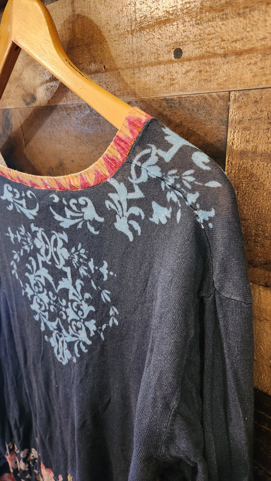 Johnny Was Wonder Swing Floral Button Up Cotton Cardigan - Size XL