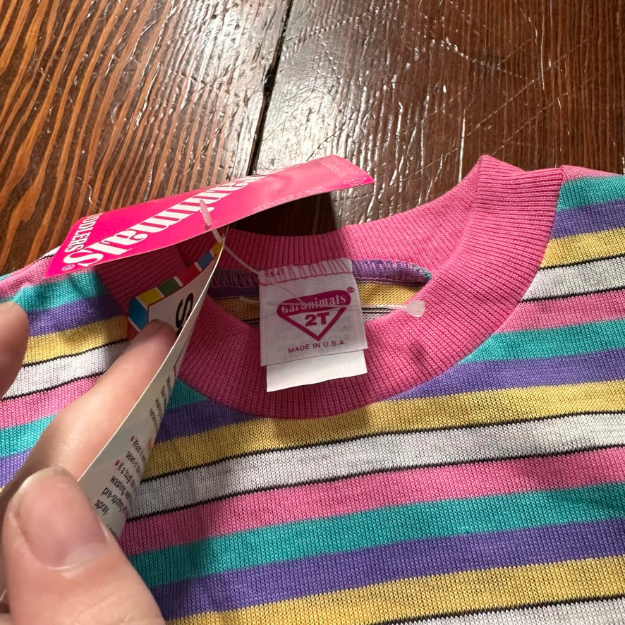 Vintage Striped Long Sleeves Bundle of 2 - Size 2T