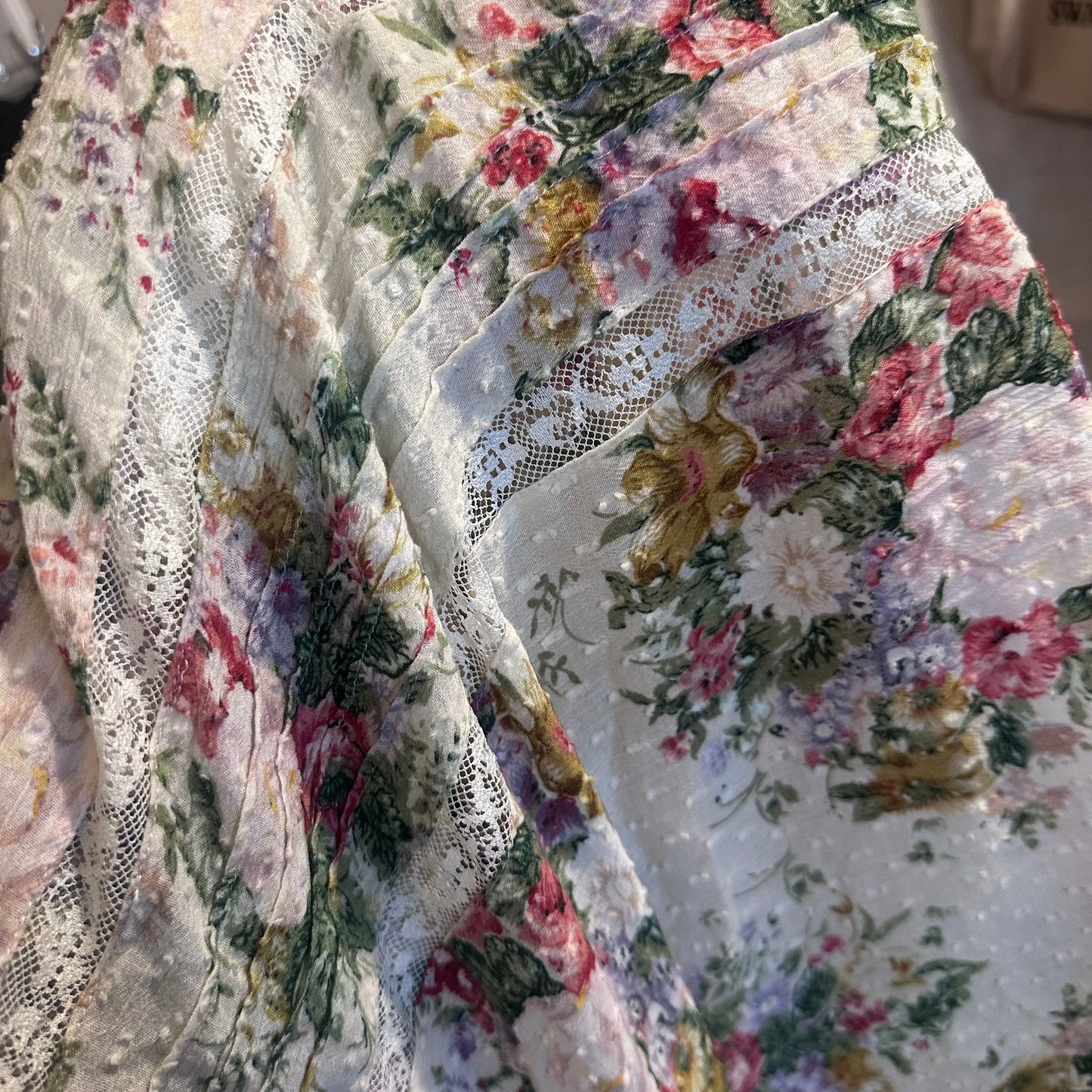 Love Shack Fancy Exley Floral Midi Dress - Small