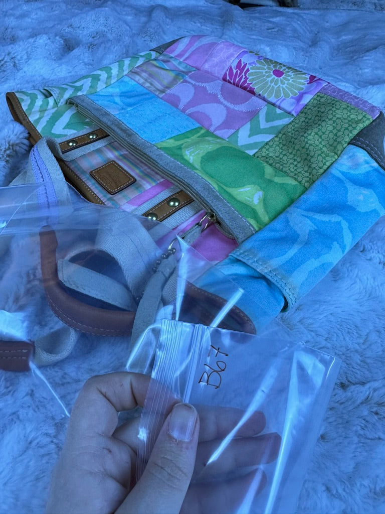 Coach Patchwork Pastel Colorful Purse Limited Edition Vintage Style Y2K Coach