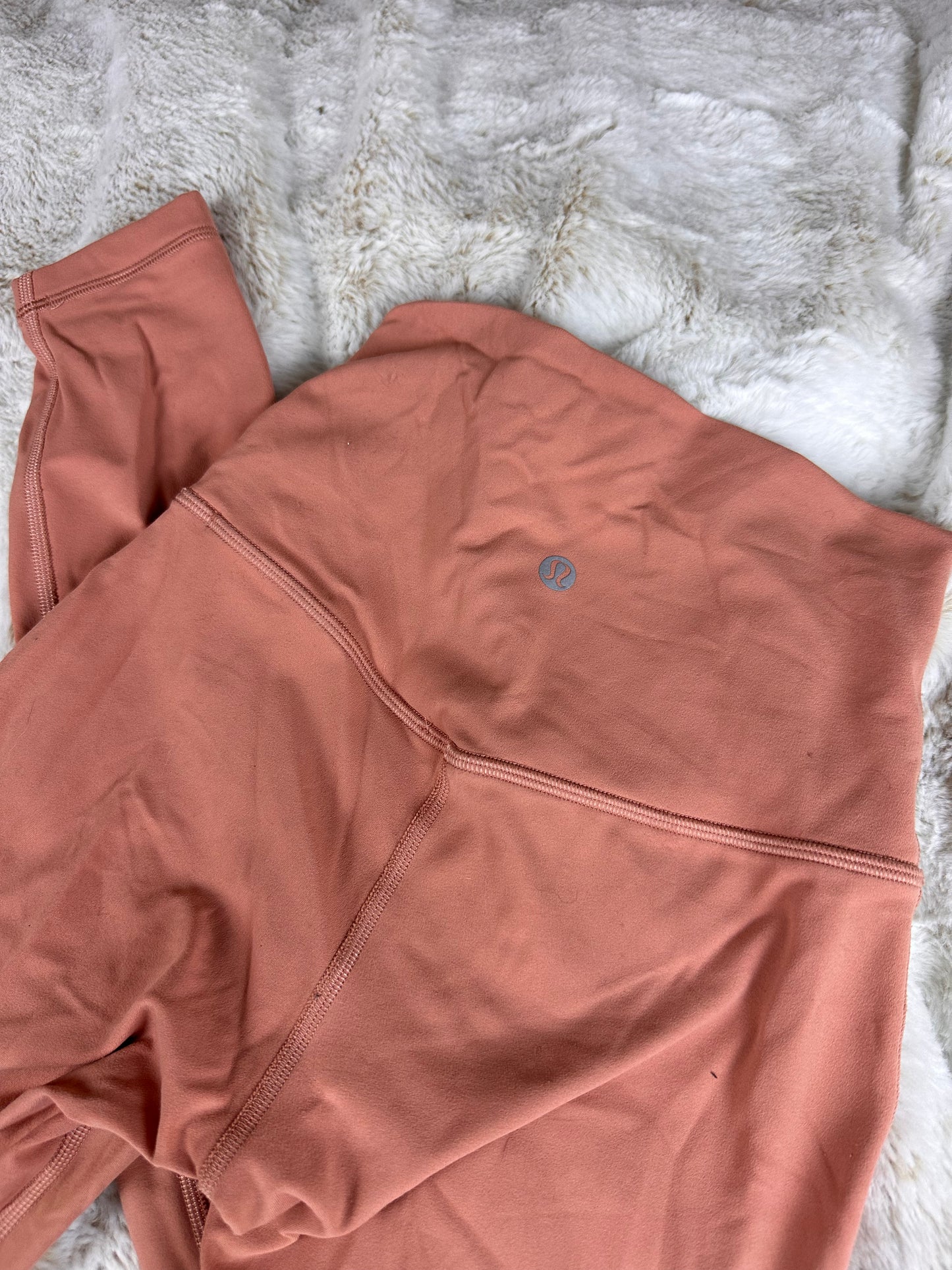 Lululemon Align High Rise Crop Peachy Leggings - XS