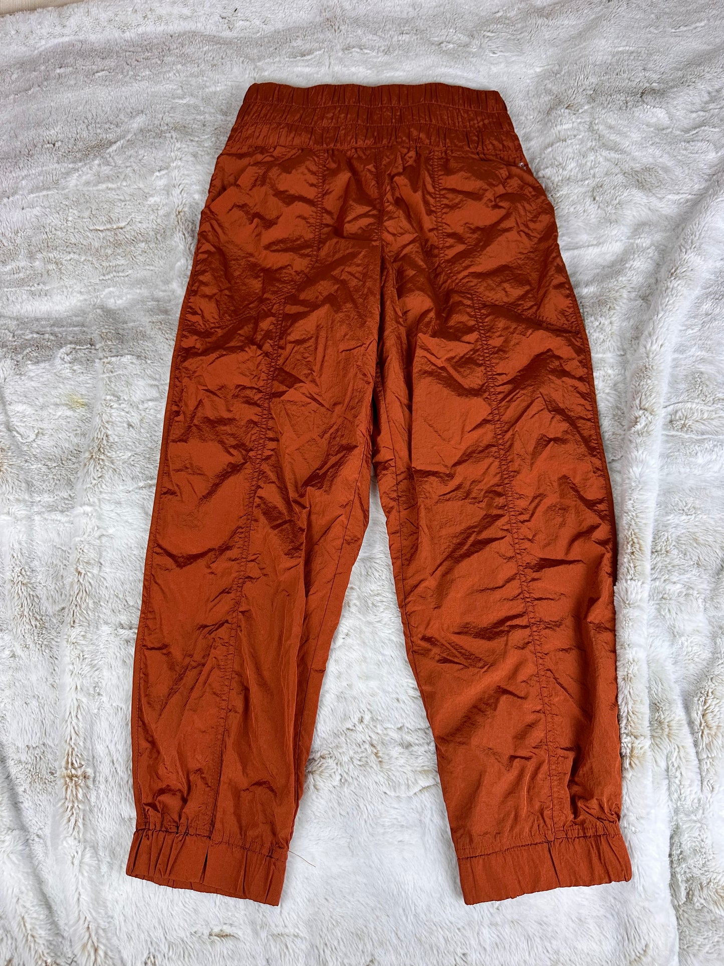 Free People Movement Burnt Orange Work Out Pants - Large