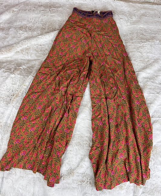 NWT Boteh Patterned High Waisted Palazzo Pants - XS