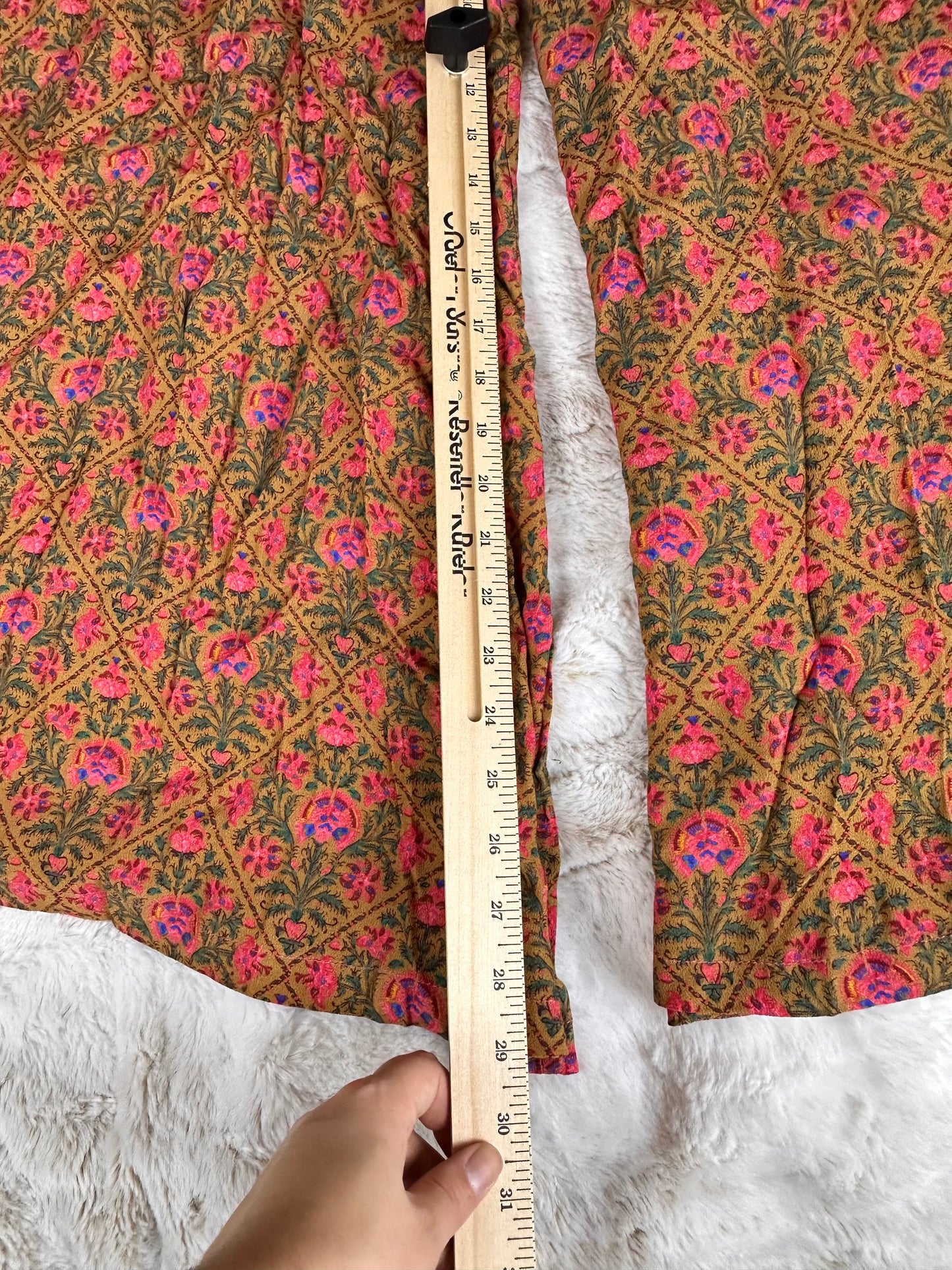 NWT Boteh Patterned High Waisted Palazzo Pants - XS