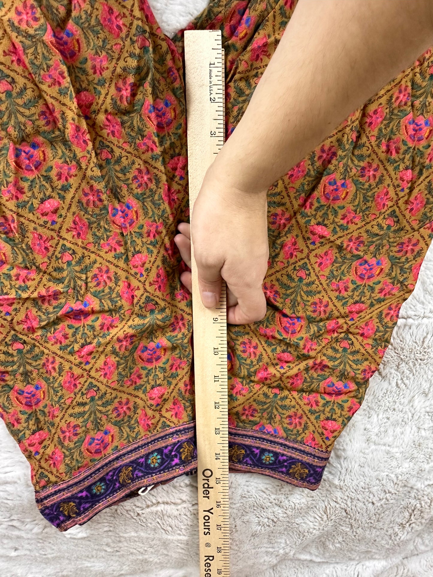 NWT Boteh Patterned High Waisted Palazzo Pants - XS