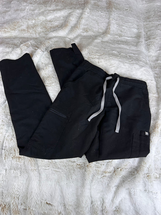 Figs Black Scrub Pants - XS