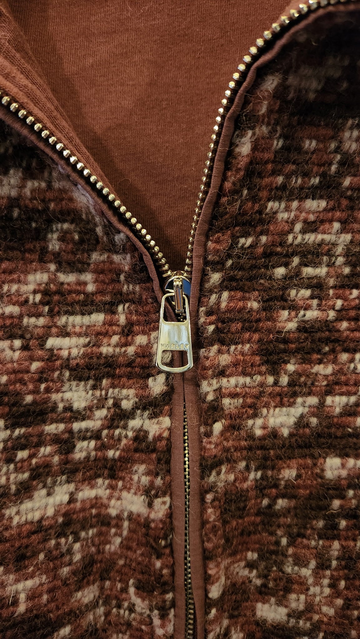 Varley Wool Blend Zip Up Sweater Jacket - Size Small