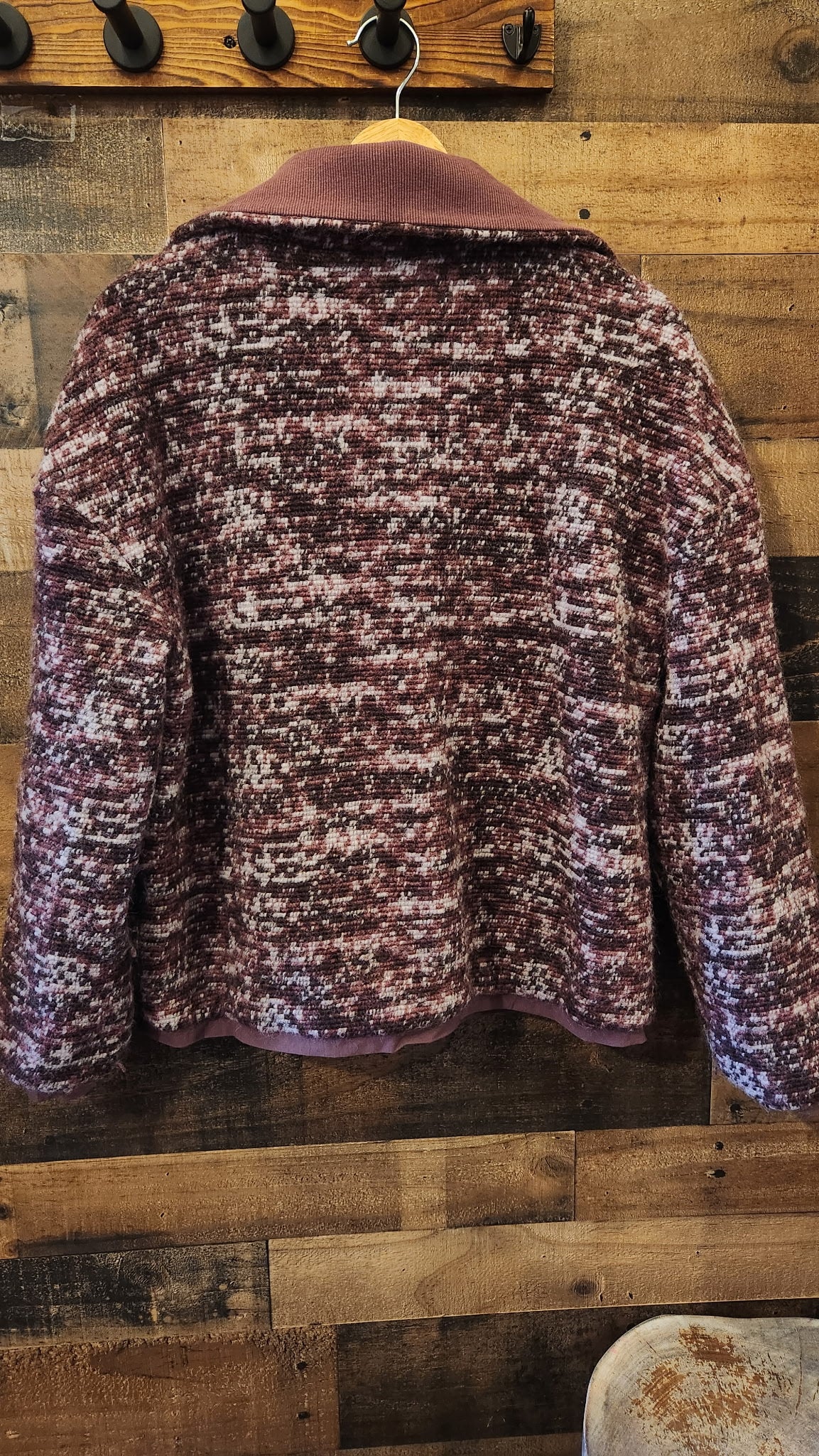 Varley Wool Blend Zip Up Sweater Jacket - Size Small