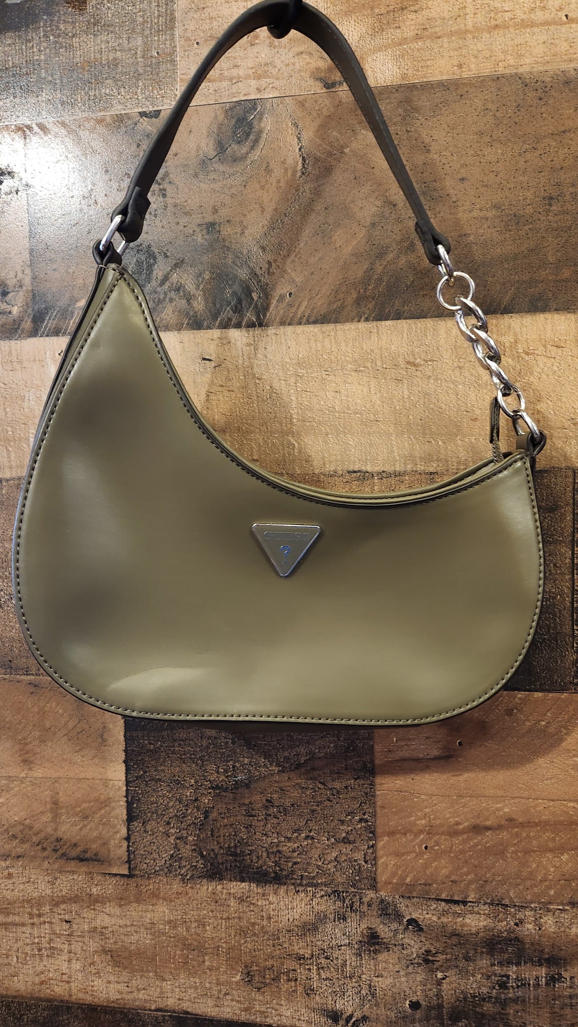 Guess Fedora Hobo Shoulder Bag - Forest Green