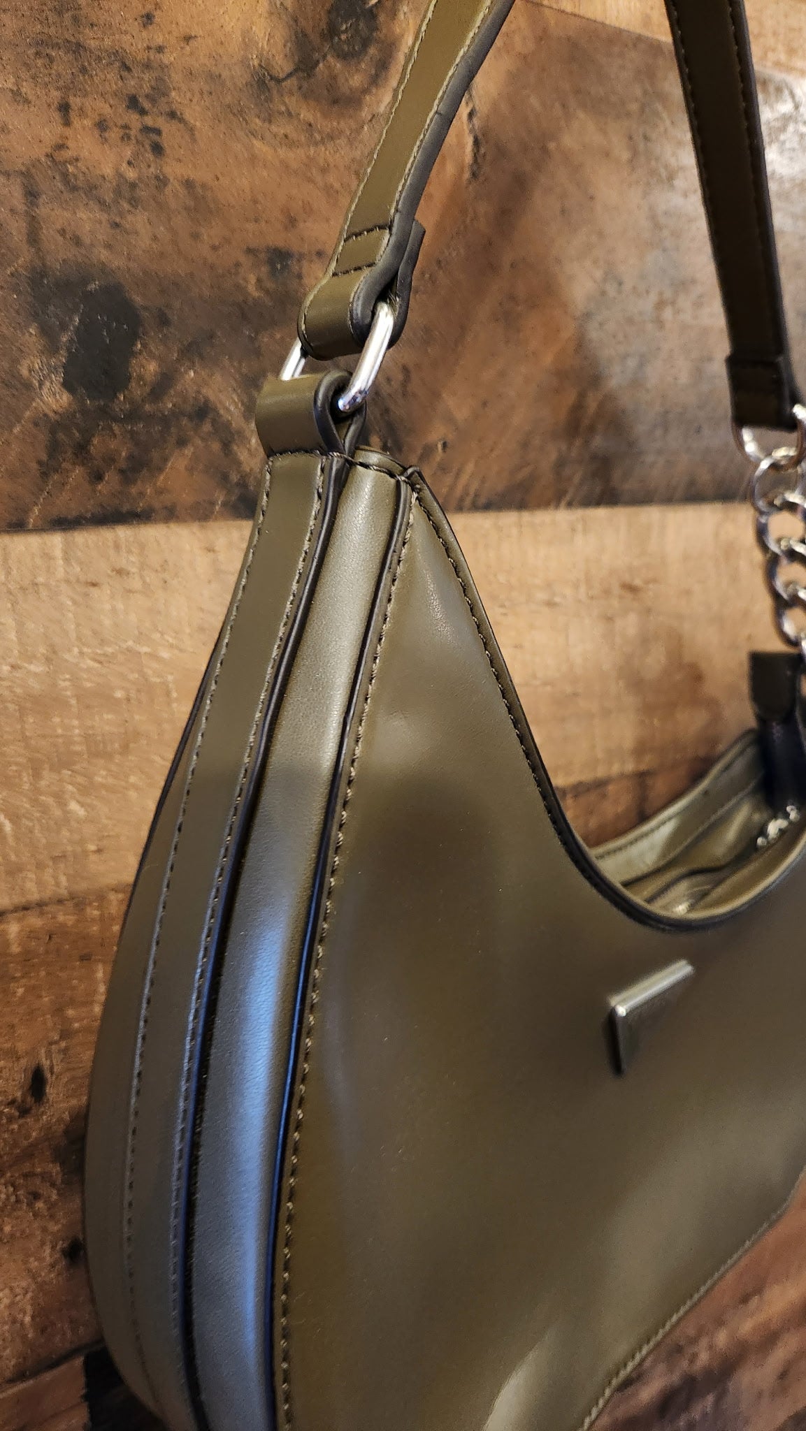 Guess Fedora Hobo Shoulder Bag - Forest Green