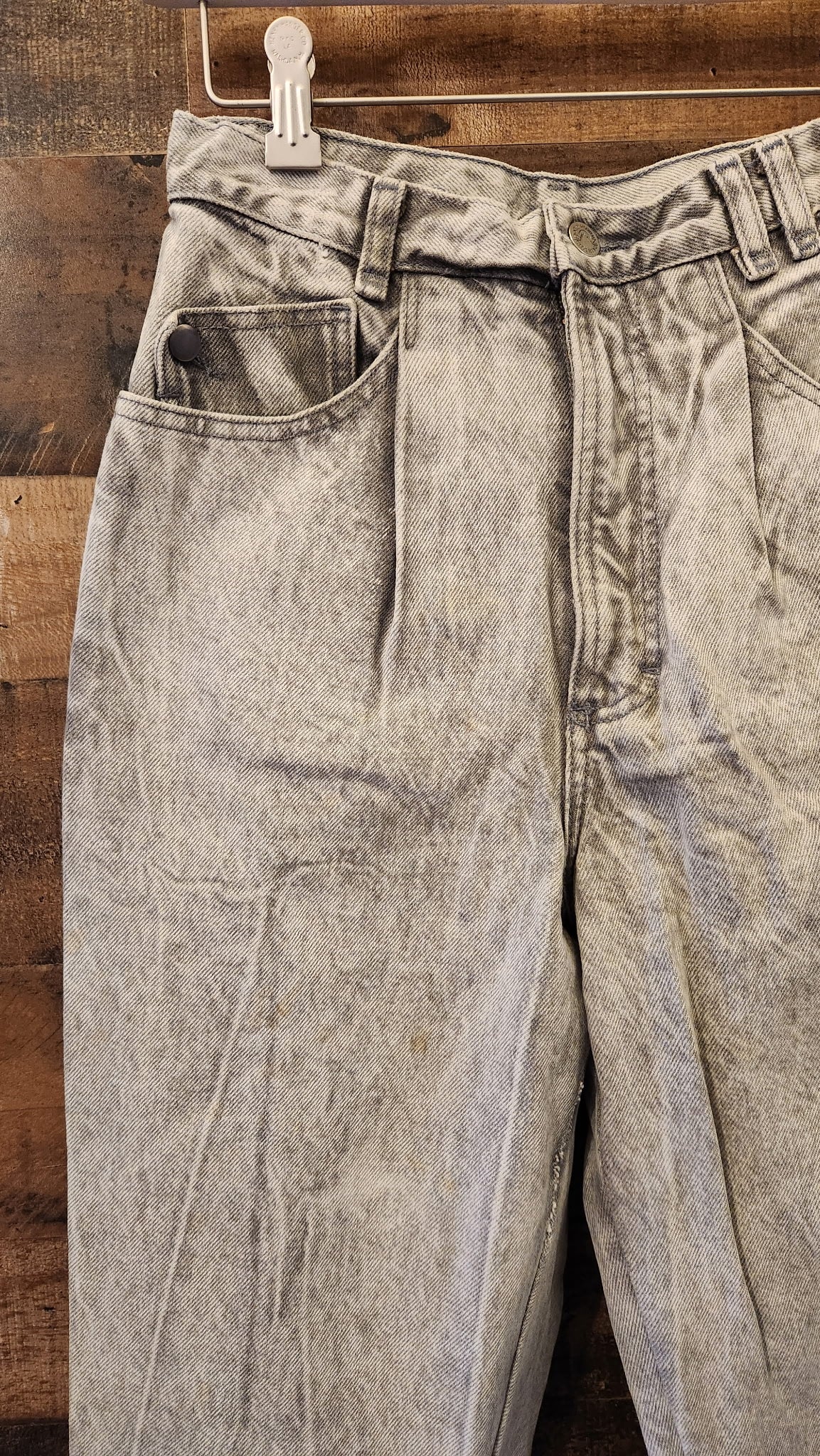 Vintage Black Stonewash Rocky Mountain Denim High Waisted Jeans