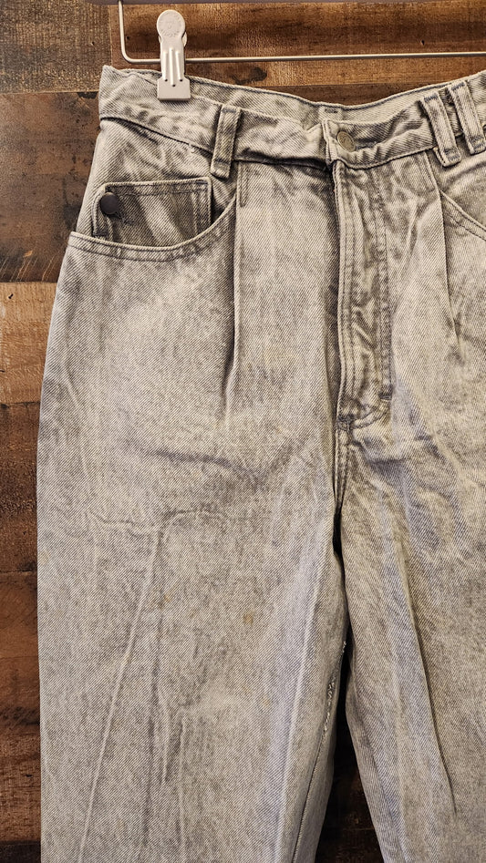 Vintage Black Stonewash Rocky Mountain Denim High Waisted Jeans