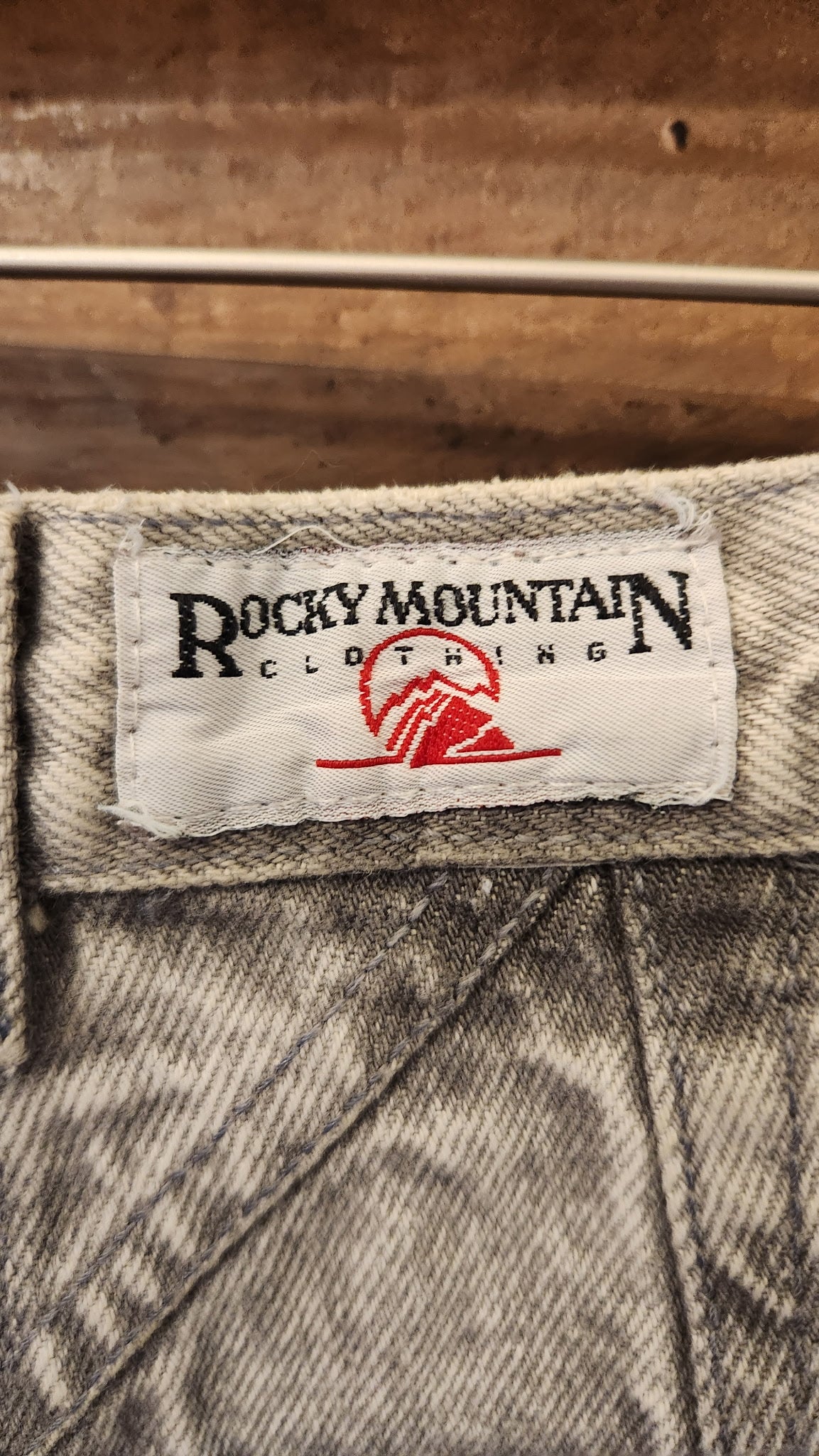 Vintage Black Stonewash Rocky Mountain Denim High Waisted Jeans