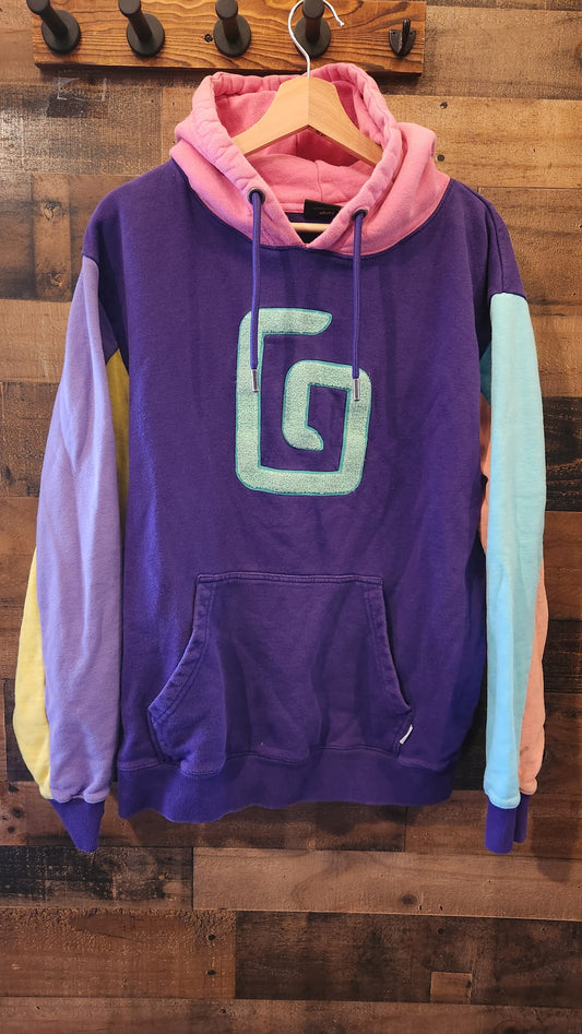 Rare Karl Jacobs Colorblock Hoodie - Large