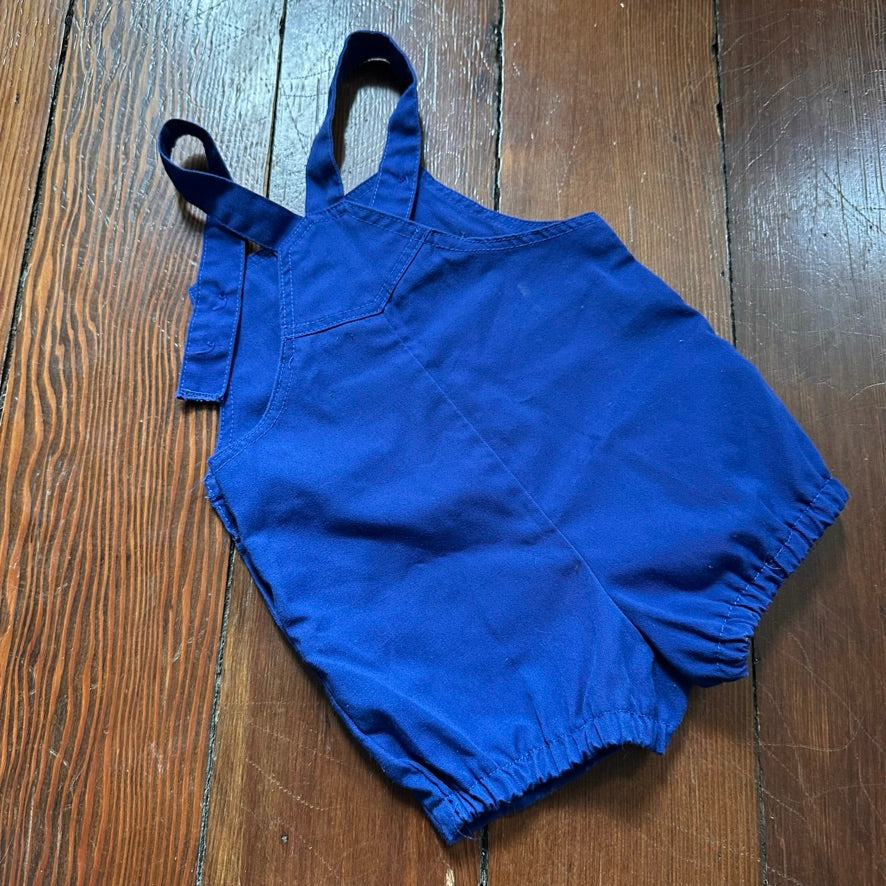 Pride N joy Vintage Blue Overalls - 12 Months