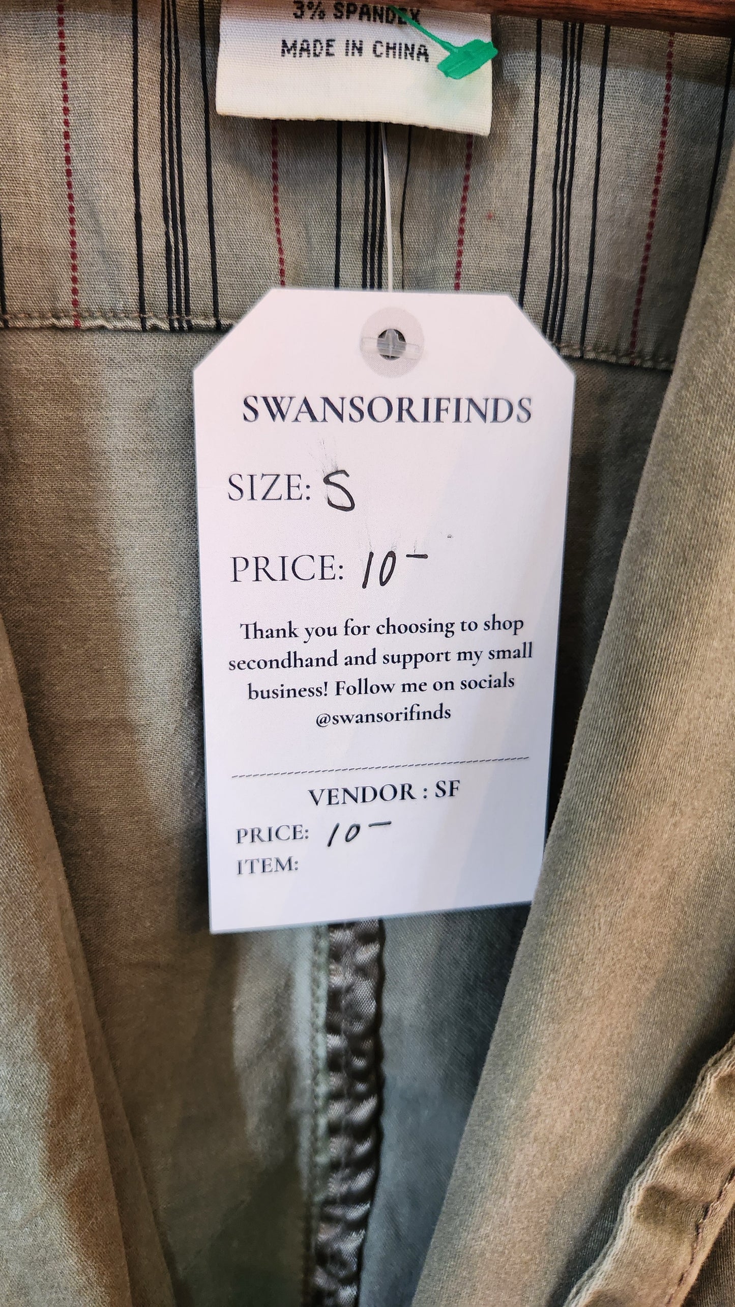 Green Blazer Jacket - Small