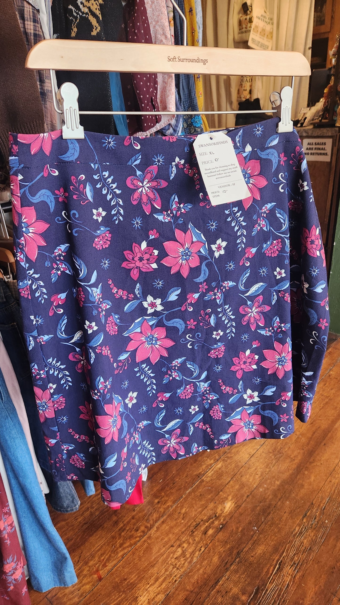 Floral Skirt - XL