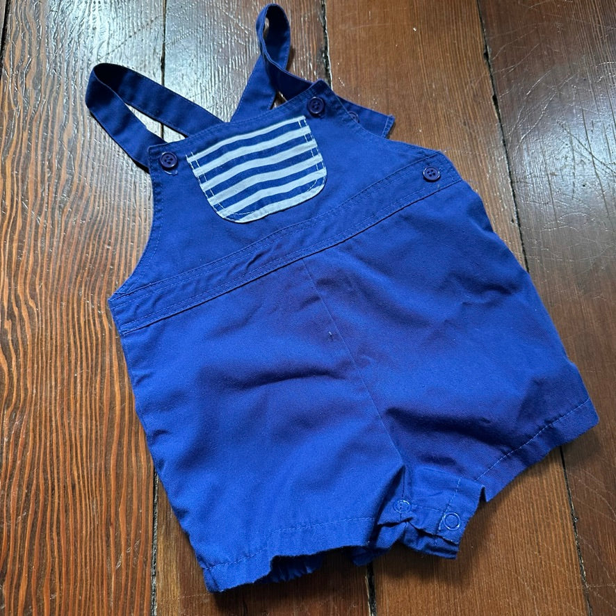 Pride N joy Vintage Blue Overalls - 12 Months