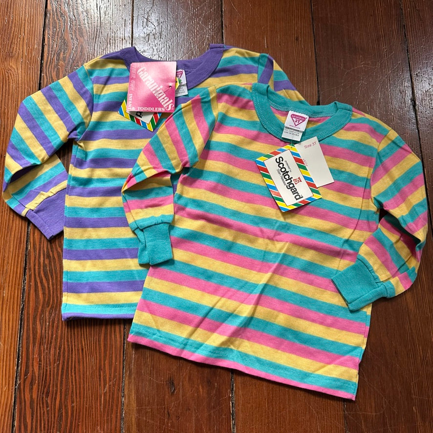 Vintage Striped Long Sleeves Bundle of 2 - Size 3T