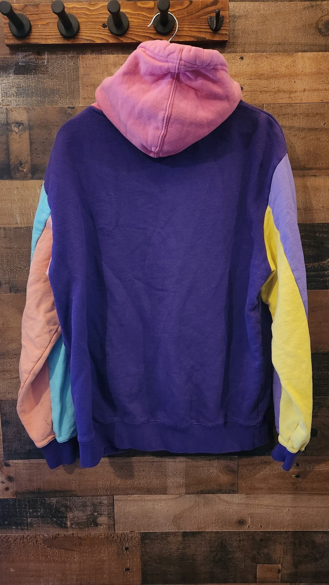 Rare Karl Jacobs Colorblock Hoodie - Large