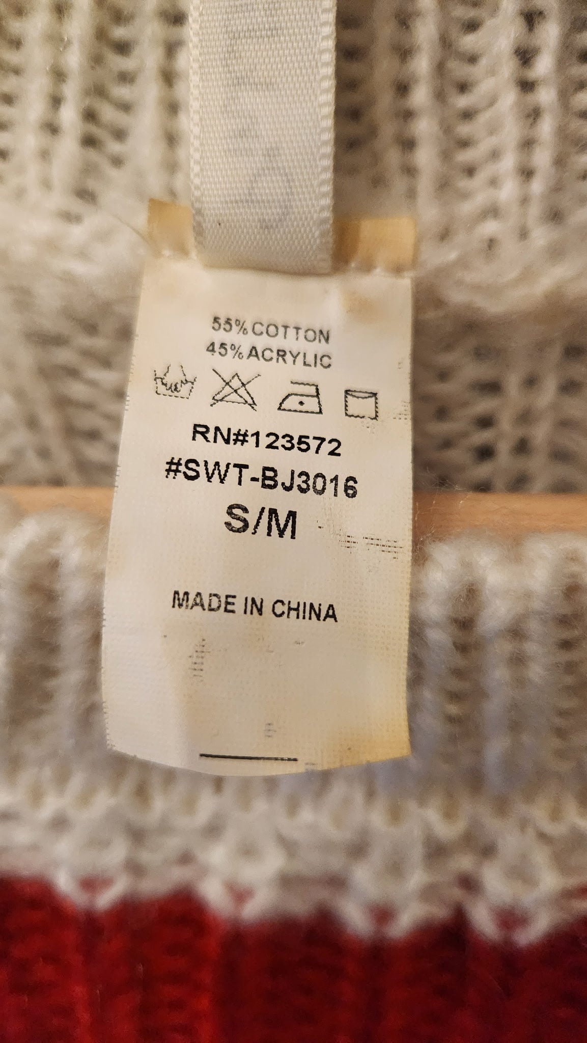 Rainbow Striped Knit Sweater - Small/Medium