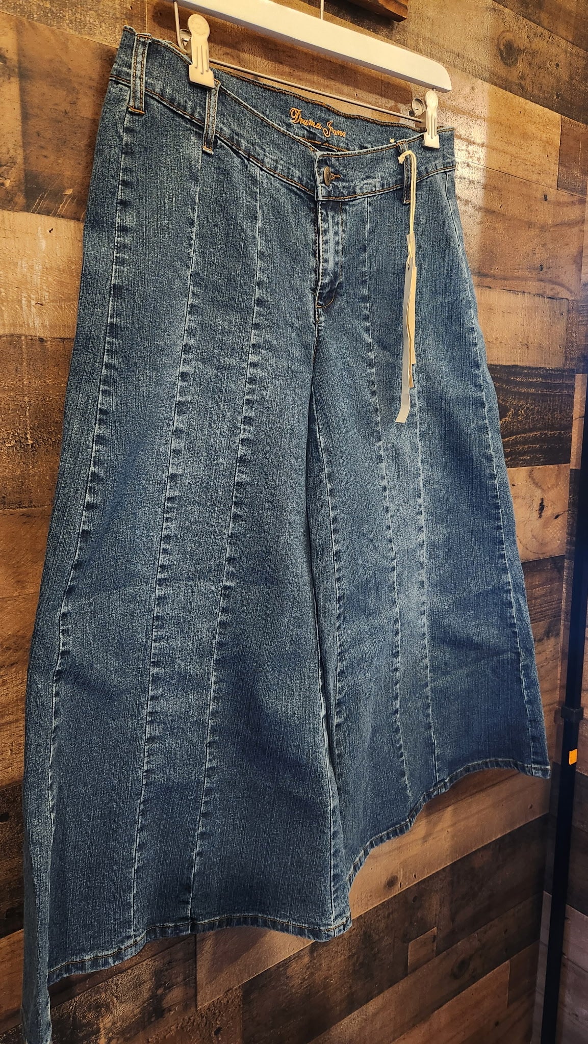 Y2K Extra Wide Leg "Drama Jeans" - Size Medium