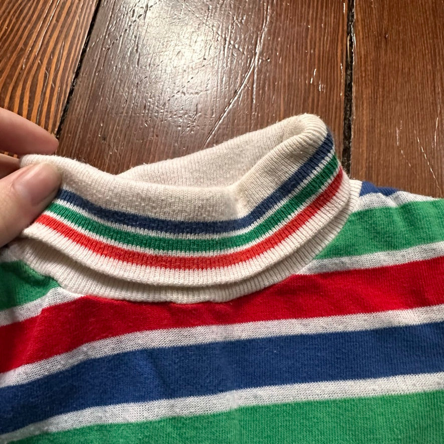 Vintage Striped Turtle Neck - 2T