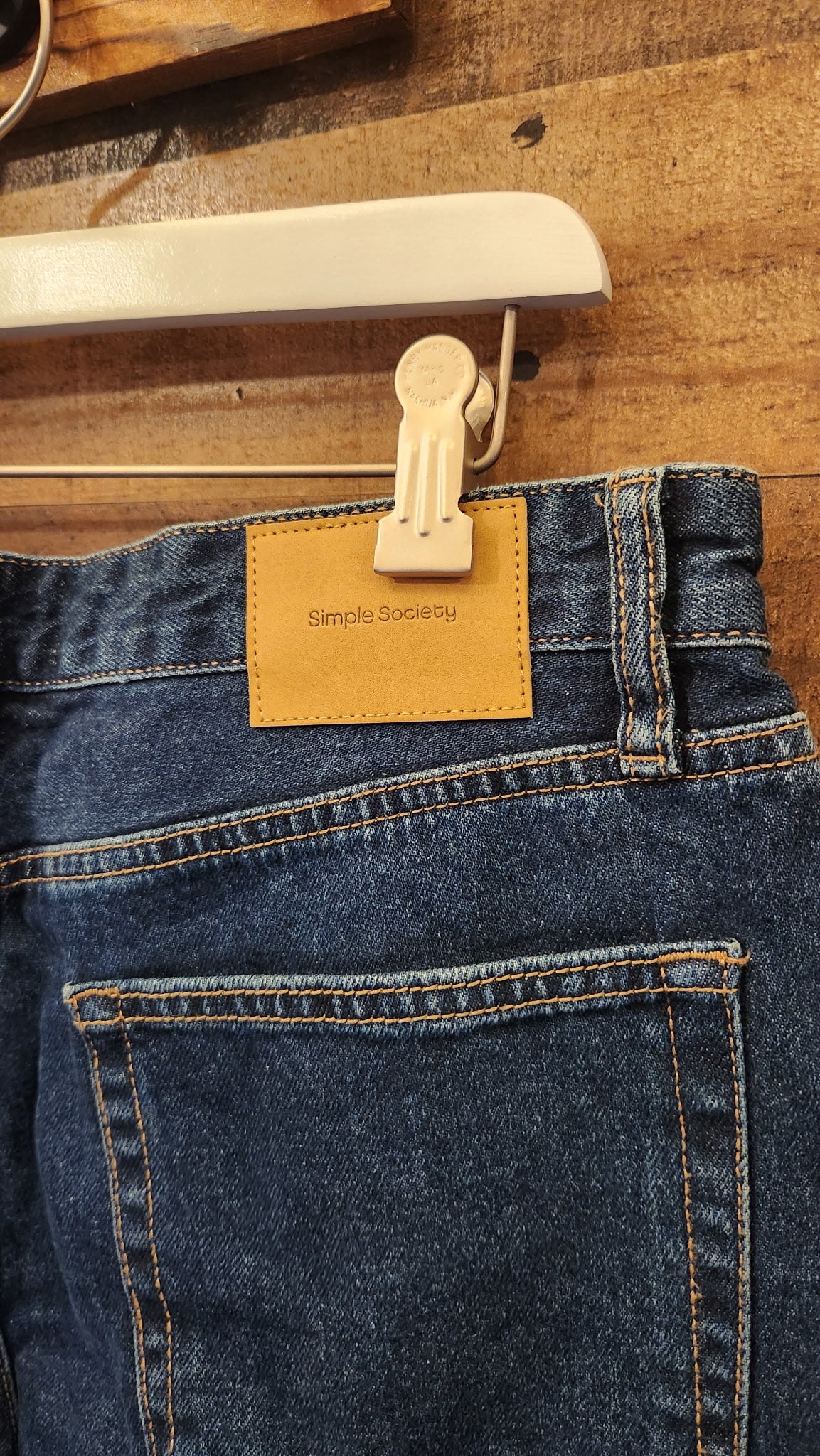 New Baggy Extra Wide Leg Denim Capris - Size 11/30
