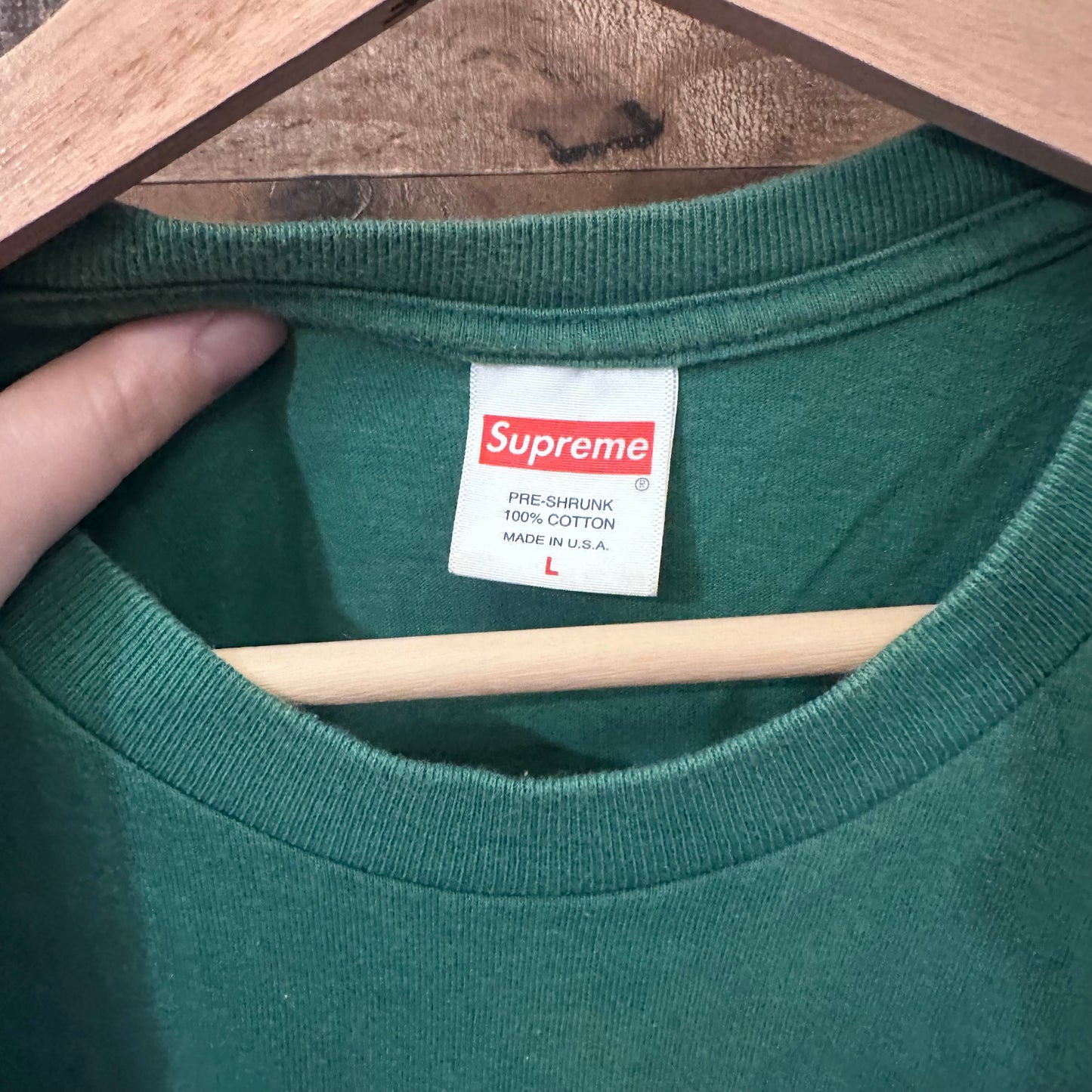 Supreme Gummo Bathtub Tee in Light Pine - Large