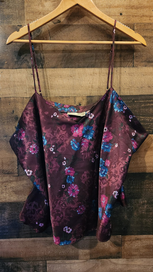 Vintage Fashion Bug 2PC Silk-like PJ Set - 3XL