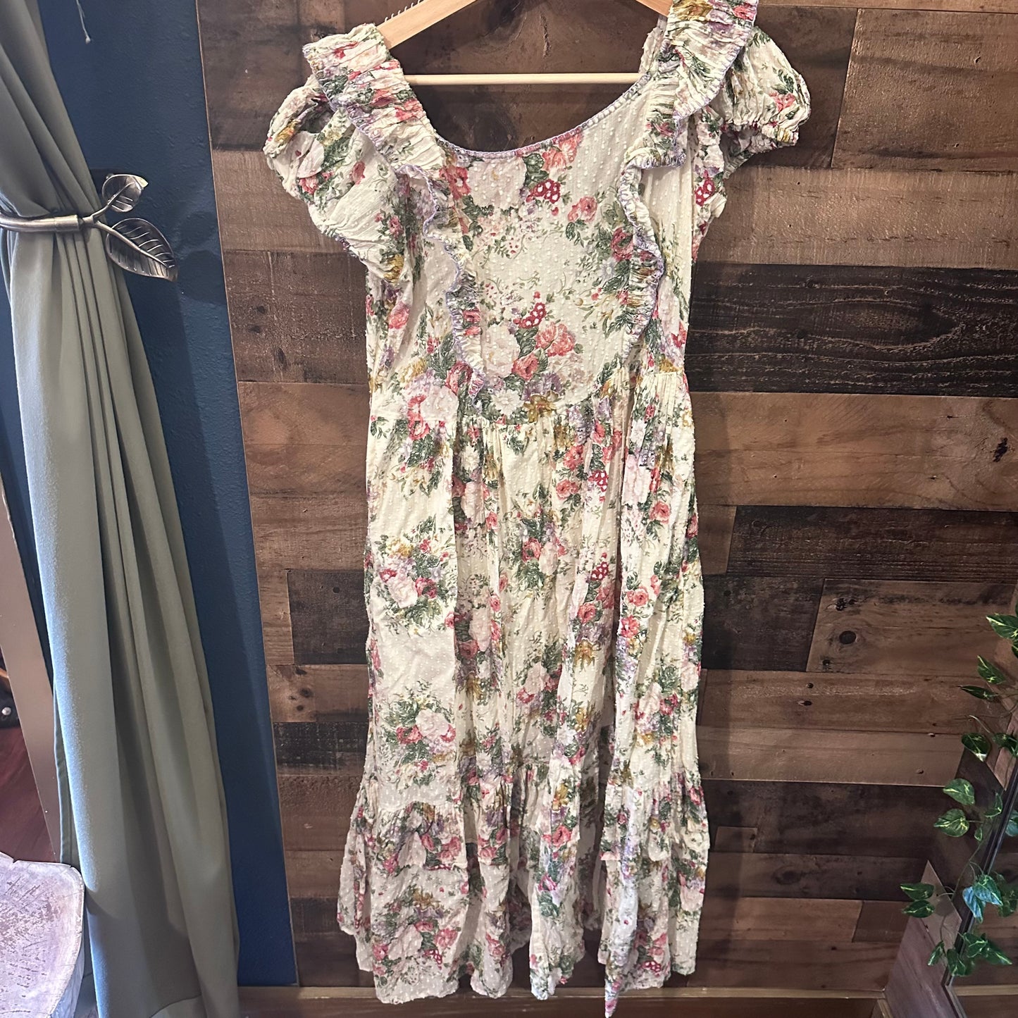 Love Shack Fancy Exley Floral Midi Dress - Small