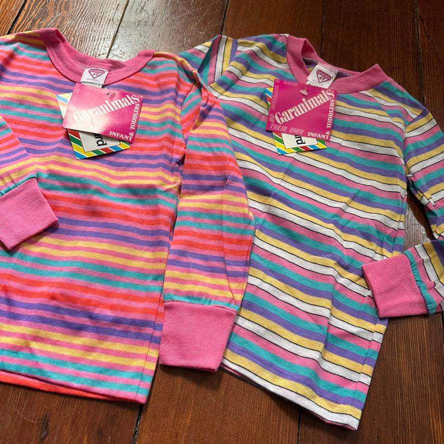Vintage Striped Long Sleeves Bundle of 2 - Size 4T