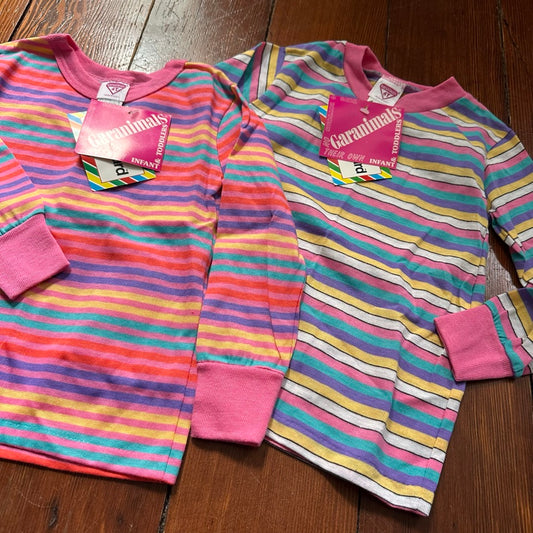 Vintage Striped Long Sleeves Bundle of 2 - Size 4T