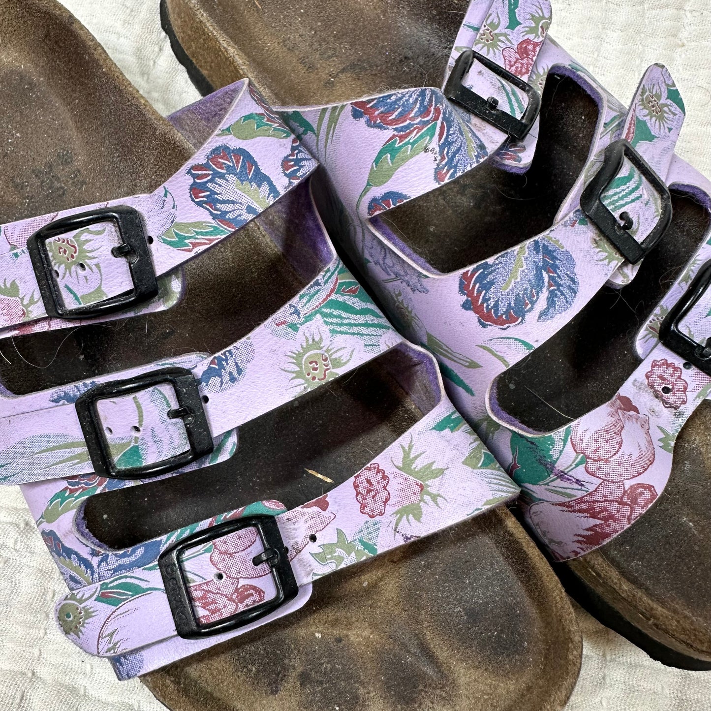 Betula Purple Florida Style Sandals - Birkenstock - Size 39