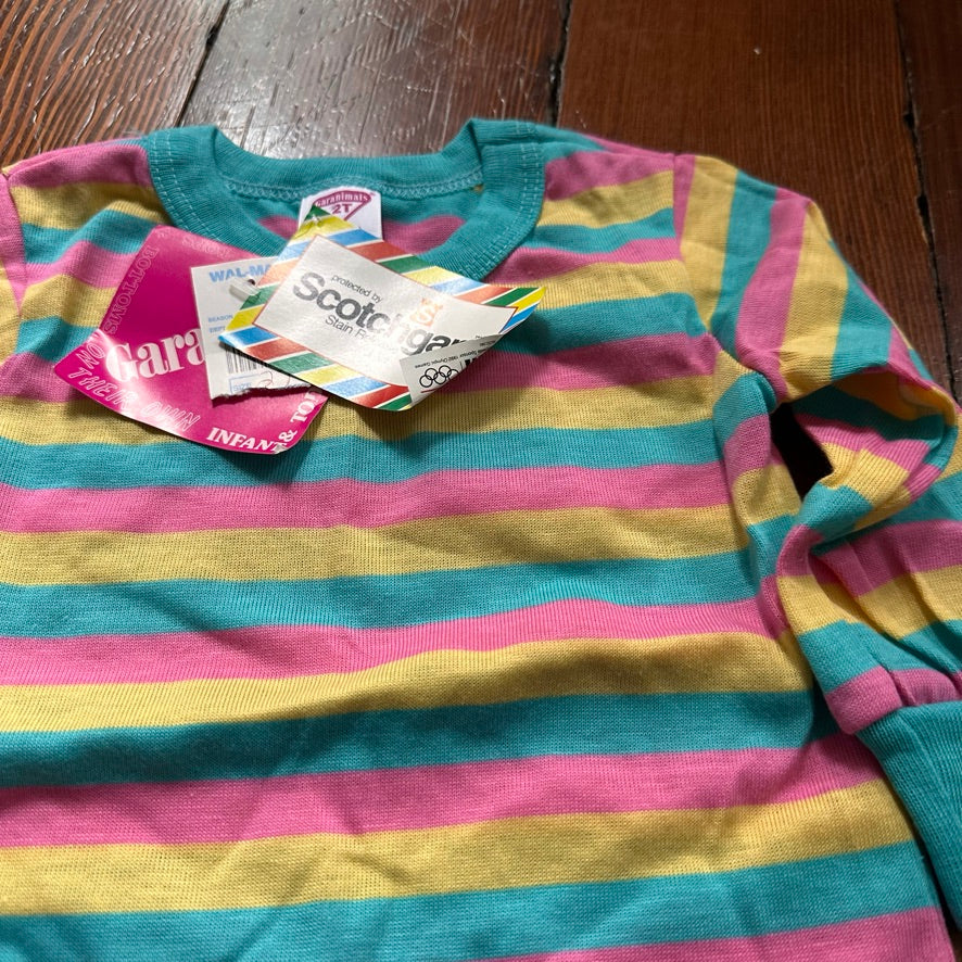 Vintage Striped Long Sleeve - 3T