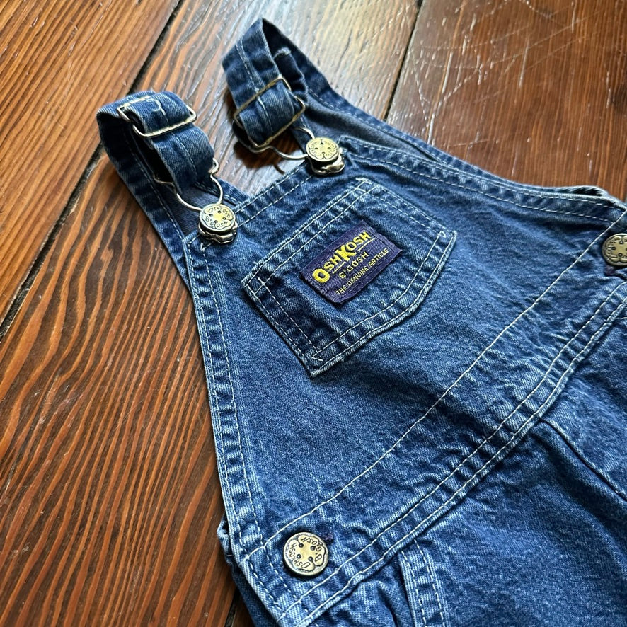Vintage Oshkosh B Gosh Denim Overalls - 12 Months