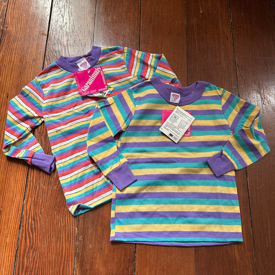 Vintage Striped Long Sleeves Bundle of 2 - Size 4T