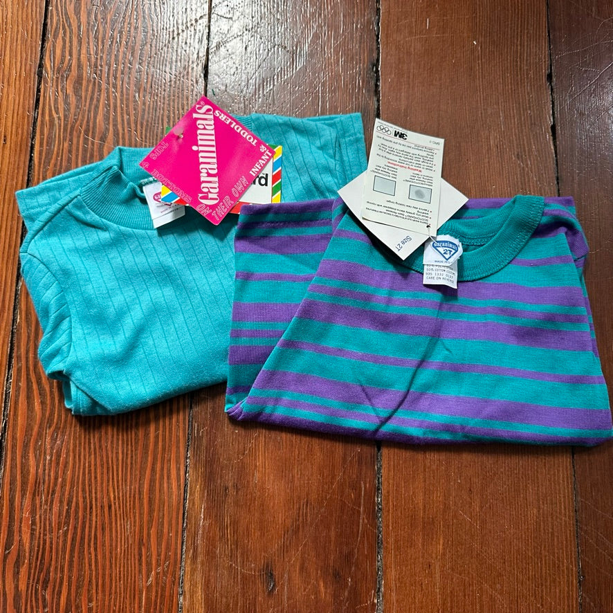 Vintage Striped Long Sleeves Bundle of 2 - Size 2T