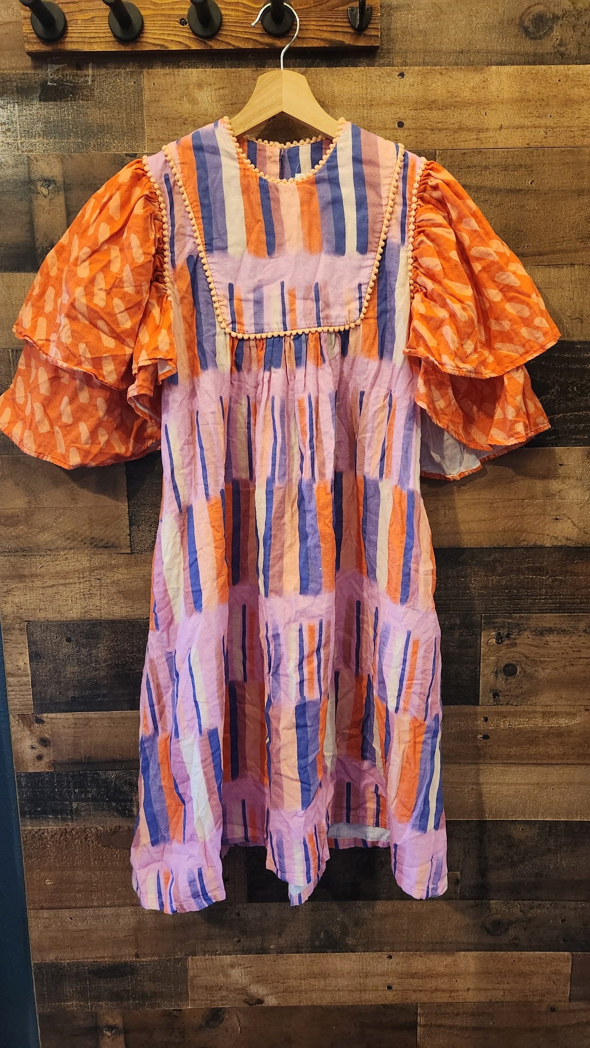 Katie Kortman Multicolor Boho Dress - Size Small