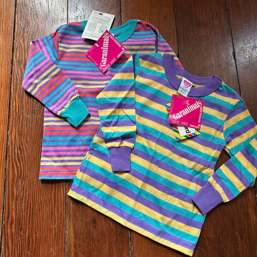 Vintage Striped Long Sleeves Bundle of 2 - Size 3T