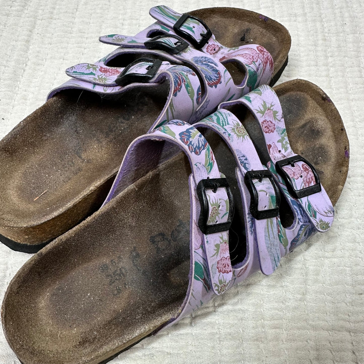 Betula Purple Florida Style Sandals - Birkenstock - Size 39