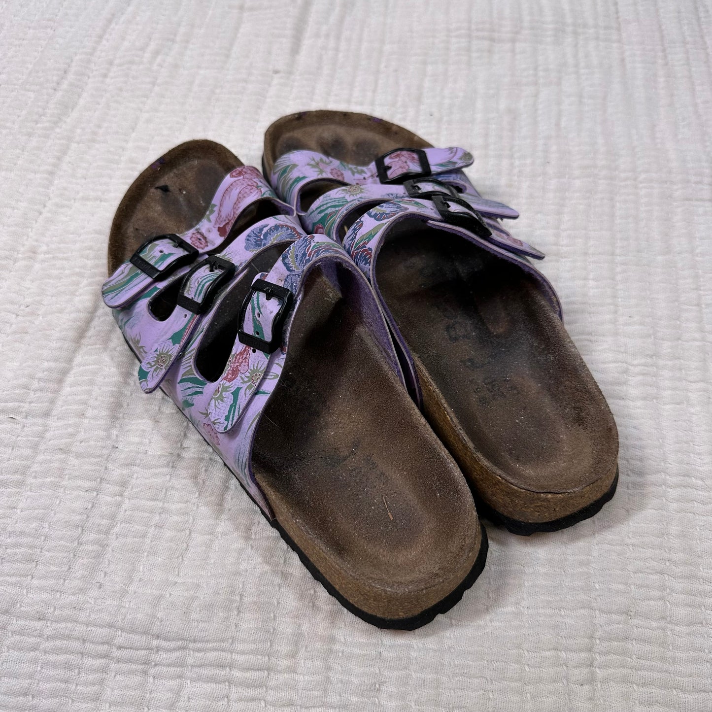 Betula Purple Florida Style Sandals - Birkenstock - Size 39