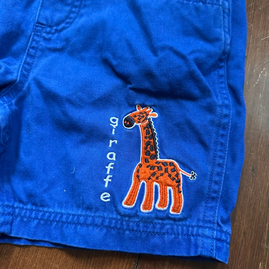 Vintage Giraffe Overalls - 24 Months