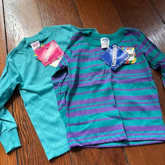 Vintage Striped Long Sleeves Bundle of 2 - Size 2T