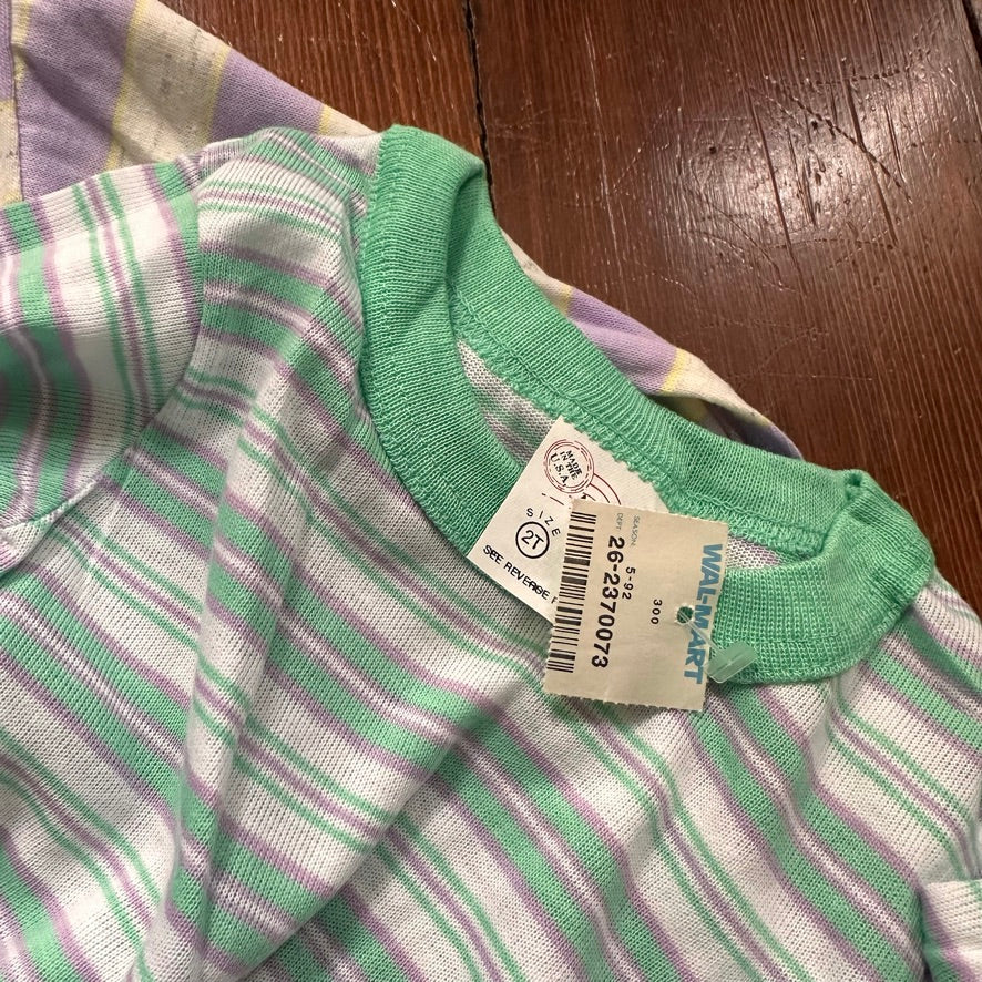 Vintage Striped Long Sleeves Bundle of 3 - Size 2T