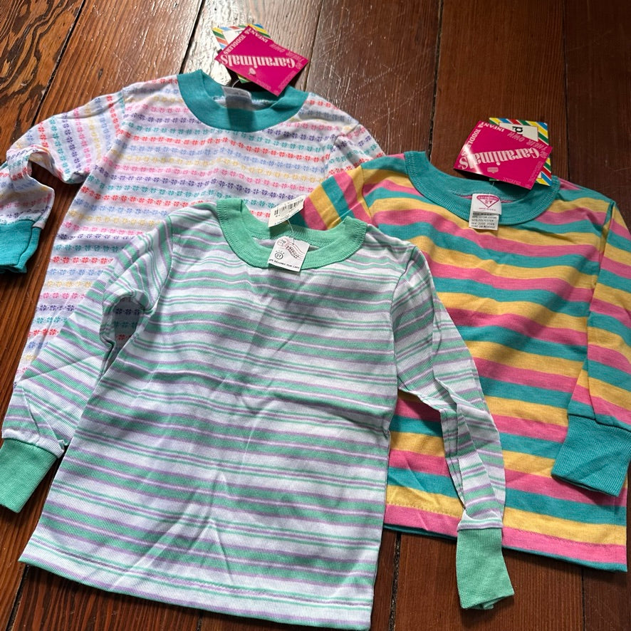 Vintage Patterned Long Sleeves Bundle of 3 - Size 2T
