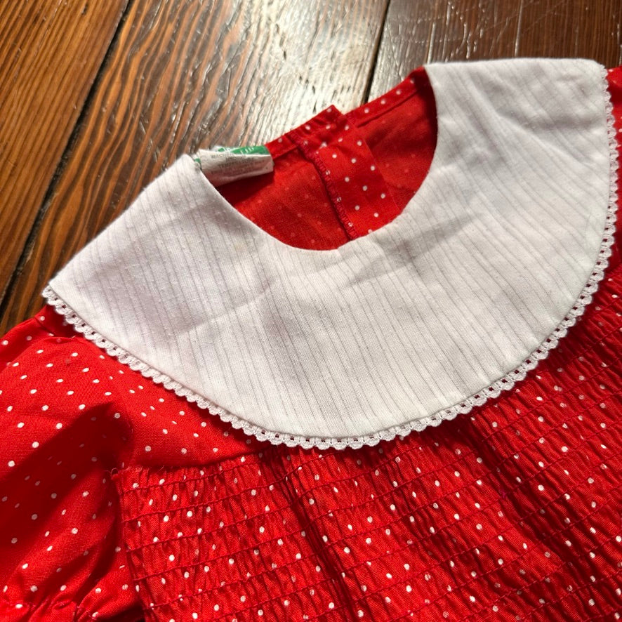 Vintage Red Dress - Size 5T