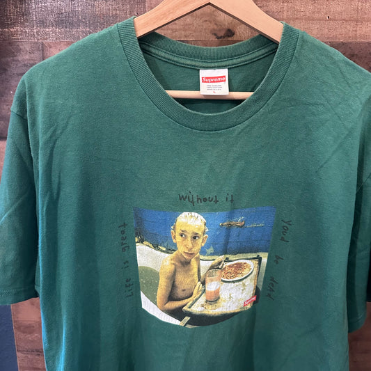Supreme Gummo Bathtub Tee in Light Pine - Large
