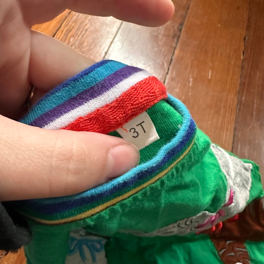 Kids Rainbow Cat Dress - Size 3T