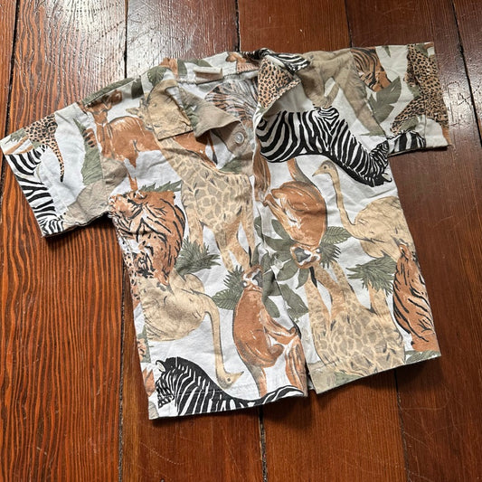 Vintage Safari Button Up - 5T